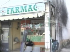 Tirane, 3 shperthime tritoli. Shperthimi i pare ne farmcine e babait te Tahirit