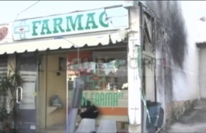 Tirane, 3 shperthime tritoli. Shperthimi i pare ne farmcine e babait te Tahirit