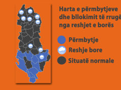 Ekspertët: Sot stuhi shiu. Vjosa rrezikon të çajë kaskadën