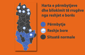 Ekspertët: Sot stuhi shiu. Vjosa rrezikon të çajë kaskadën