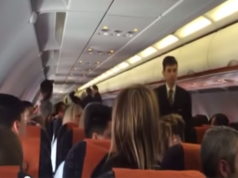 Avioni ben ulje emergjente. Kosovari rreh stjuardesen