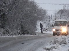 Situata e reshjeve te debores ne akset rrugore