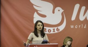 Kejdi Mehmetaj, zv.presidente e Kongresit te Internacionales se te Rinjve Eurosocialiste