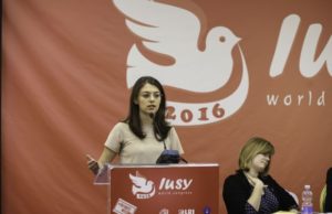 Kejdi Mehmetaj, zv.presidente e Kongresit te Internacionales se te Rinjve Eurosocialiste