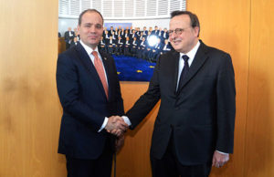 Nishani takim me kreun e Gjykatës Evropiane për të Drejtat e Njeriut