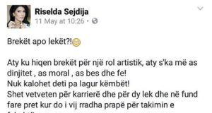 Riselda Sejdija ofendon aktoren e Al-Pazar, reagojne fansat