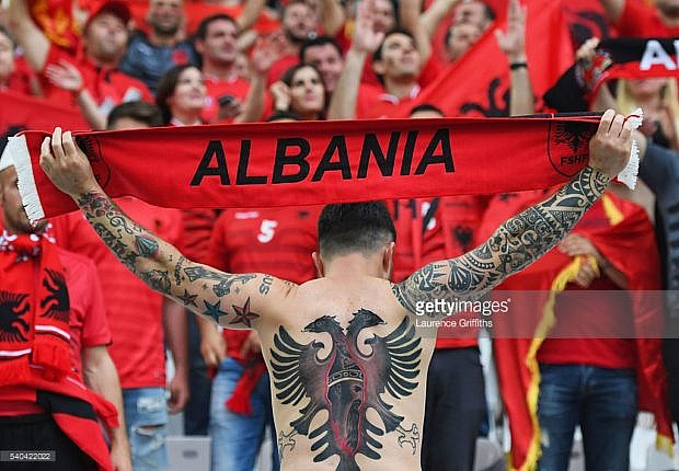 during the UEFA EURO 2016 Group A match between France and Albania at Stade Velodrome on June 15, 2016 in Marseille, France.
