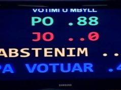 Mazhoranca miraton Vetingun pa votat e opozites