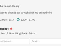 Liqeni Artificial, rezervim online per fushat