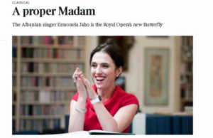 “The Sunday Times”: Ermonela, Madama perfekte