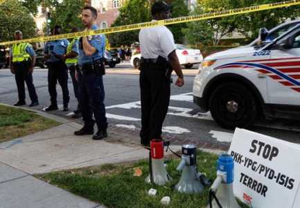 Vizita e Erdogan ne SHBA, perleshje me protestuesit