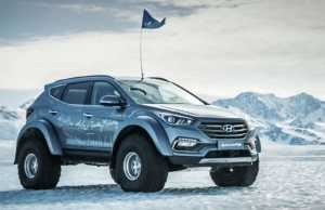 Hyundai Santa Fe eshte makina e pare qe kalon Antarktiden