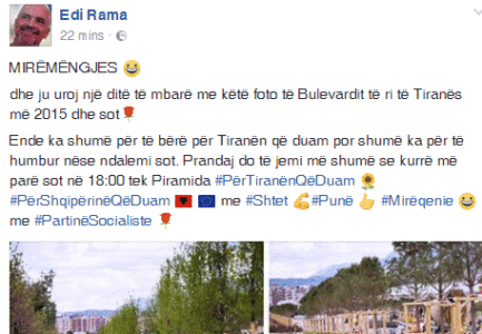 Pas marreveshjes se arritur, Rama e nis diten me ritualin e urimit