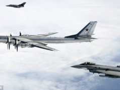 Avionet bombardues ruse fluturojne afer brigjeve amerikane