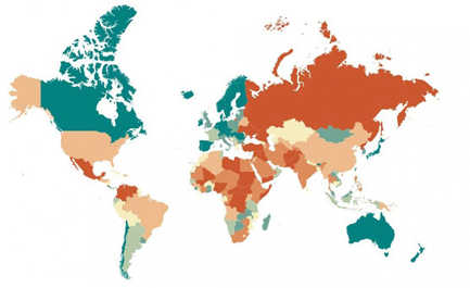 Global Peace Index, Shqiperia nje nivel me larte