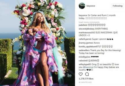 Beyonce ndan me publikun foton e parë të binjakëve