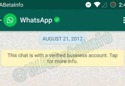 WhatsApp, llogari te verifikuara per bizneset