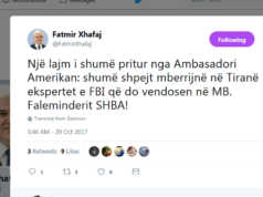 Xhafaj: Ekspertet e FBI se shpejti ne Tirane