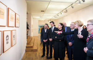 Meta, pjese e ekspozites se autores gjermane